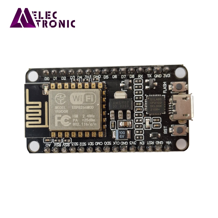 212081-1 node mcu wifi esp8266 cp2102 - تصویر 1