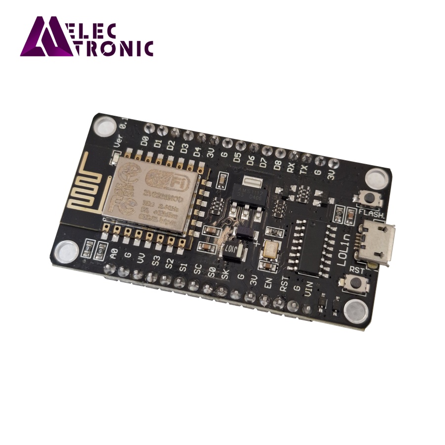 212126-1 node mcu wifi esp8266 ch340 - تصویر 1