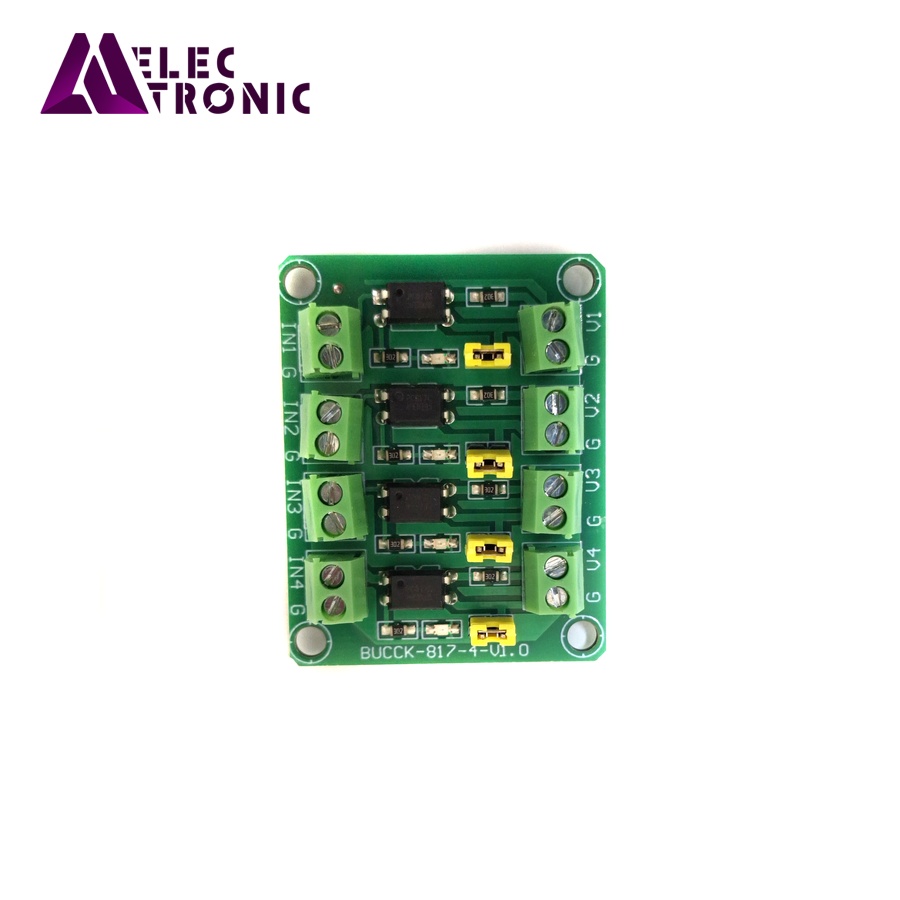 225064-1 ماژول اپتوکوپلر چهار کاناله PC817 - تصویر 1