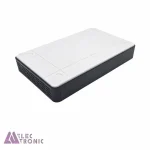 باکس الکترونیکی پلاستیکی ABN120-A1 با ابعاد 45×165×266 میلی متر