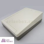 باکس پلاستیکی تجهیزات الکترونیکی شیبدار رومیزی ABD167-A12 با ابعاد 62×145×200 میلی متر