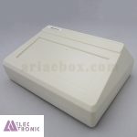 باکس پلاستیکی تجهیزات الکترونیکی شیبدار رومیزی ABD168-A1 با ابعاد 70×145×200 میلی متر
