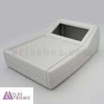 باکس پلاستیکی شیبدار/نمایشگردار رومیزی B300-A1 با ابعاد 54×108×151 میلی متر