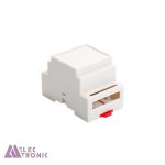 باکس ریلی ماژولار الکترونیکی ABR106-A10 با ابعاد 59×88×54 میلی متر