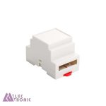 باکس ریلی ماژولار تجهیزات الکترونیکی ABR106-A1 با ابعاد 59×88×52 میلی متر