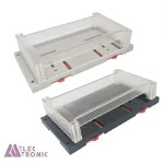 باکس ریلی ماژولار شفاف ABR114-AxT با ابعاد 40×90×175 میلی متر