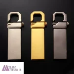 باکس فلزی فلش مموری USB مدل ABU806 با ابعاد 5×13×48 میلی متر