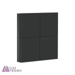باکس کلید هوشمند مکانیکی چهار پل مشکی مدل S914-A2P4 با ابعاد 40×86×86 میلی متر
