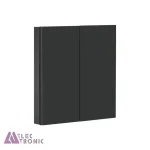 باکس کلید هوشمند مکانیکی دو پل مشکی مدل S914-A2P2 با ابعاد 40×86×86 میلی متر