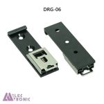 براکت ریلی الکترونیکی پلاستیکی-فلزی DRG06-A2 با ابعاد 18×60 میلی متر