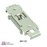 براکت ریلی الکترونیکی فلزی MH-02 با ابعاد 25.5×80 میلی متر