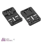 براکت ریلی پلاستیکی الکترونیکی صنعتی مدل 4870B با ابعاد 8×48×70 میلی متر