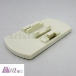 براکت ریلی نصب برد الکترونیکی 61-23 با ابعاد 19×54×104 میلی متر