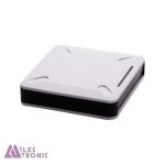 جعبه پلاستیکی مودم تجهیزات شبکه ABN106-A1 با ابعاد 30×120×120 میلی متر