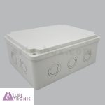 جعبه تقسیم ضدآب الکترونیکی 10 سوراخ AGT 20-15 با ابعاد 85×160×210 میلی متر