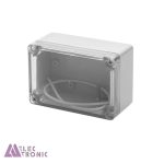 جعبه رومیزی ضدآب پلاستیکی شفاف ABW202-A1T با ابعاد 50×68×100 میلی متر