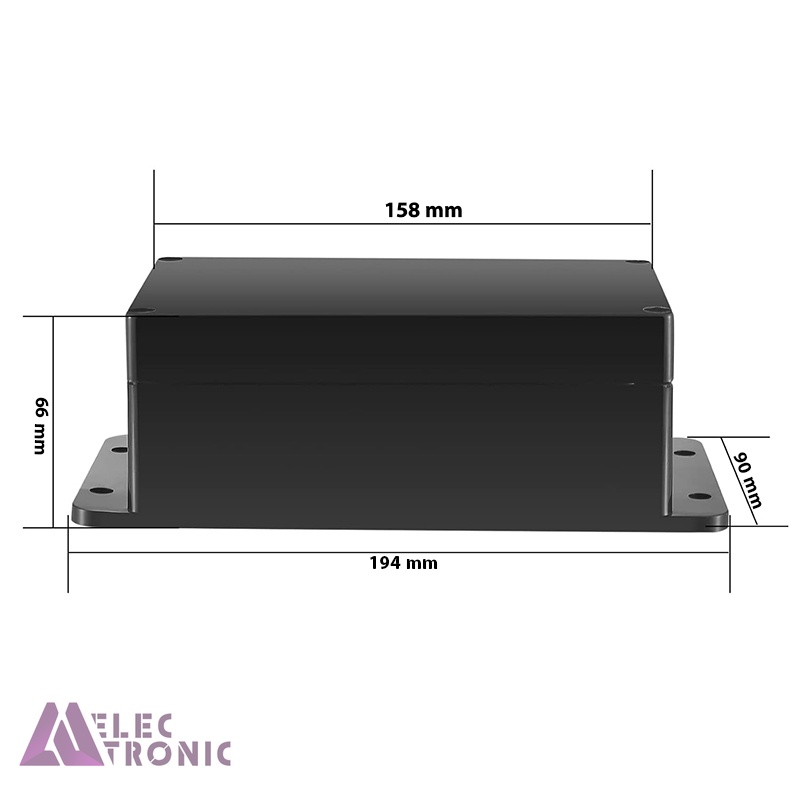 10000796_main جعبه ضدآب تغذیه امنیتی کنترل صنعتی ABW205-AM با ابعاد 66×90×158 میلی متر - تصویر 1