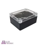 جعبه ضدآب شفاف تجهیزات الکترونیکی ABW203-A2T با ابعاد 55×90×115 میلی متر