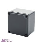 جعبه ضدآب فلزی آلومینیومی AW600-A1 با ابعاد 76×103×103 میلی متر