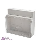 جعبه ضدآب گوشواره دار تجهیزات الکترونیکی 23-11 T با ابعاد 111×255×295 میلی متر