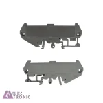 درپوش ریل برد دوشیار طوسی رنگ عرض 72 ایرانی مدل UM72 Double Panel-A2 IR