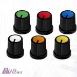 سرولوم پلاستیکی 6 میلیمتری مدل KN1003 با ابعاد 14×15 میلی متر