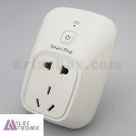 سوکت 3شاخه تایمر وای فای هوشمند Smart Plug با ابعاد 39×71×101 میلی متر