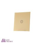 شیشه تک پل طلایی کلید هوشمند GL2-GP1 با ابعاد 2×86×86 میلی متر