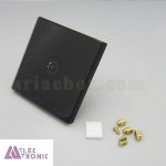 کلید هوشمند تک پل سفید گرد S908-A2P1 با ابعاد 35×86×86 میلی متر