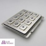 کیپد استیل 4×3 انگلیسی مدل ST 3×4-E با ابعاد 100×92 میلی متر