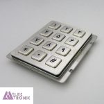 کیپد استیل 4×3 فارسی مدل ST 3×4-F با ابعاد 100×92 میلی متر
