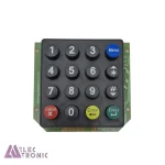 کیپد پلاستیکی 4×4 گرد انگلیسی مدل PC10 با ابعاد 78×83 میلی متر