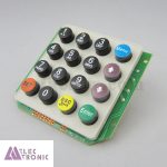 کیپد گرد پلاستیکی جهتدار 4×4 مدل PC6 با ابعاد 78×83 میلی متر
