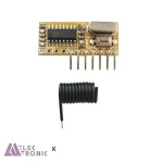 ماژول گیرنده وایرلس RXC6 فرکانس 433MHz همراه با آنتن